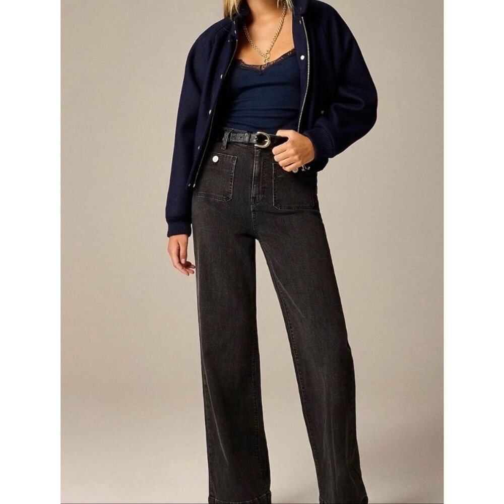 J. Crew Sailor denim trouser in 1996 semi-stretch Women’s Size 32